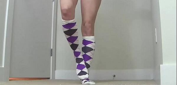 I will let you jerk off to me in my knee high socks JOI